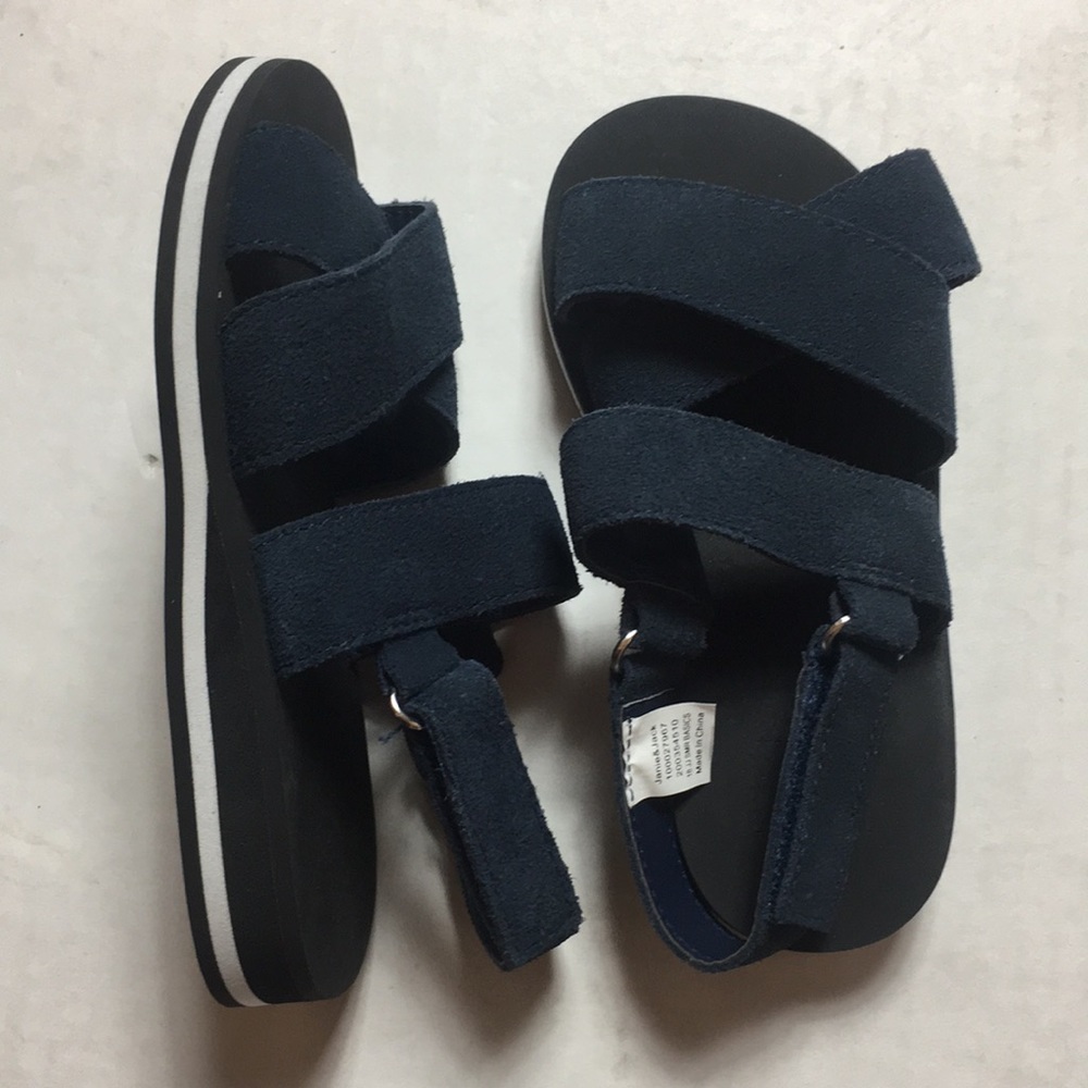 NEW/ Janie and Jack | Navy girl’s sandals shoes
